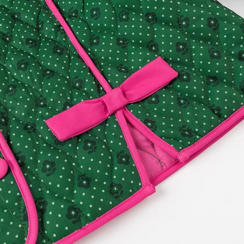 Pink Bow Jacket by Green Life