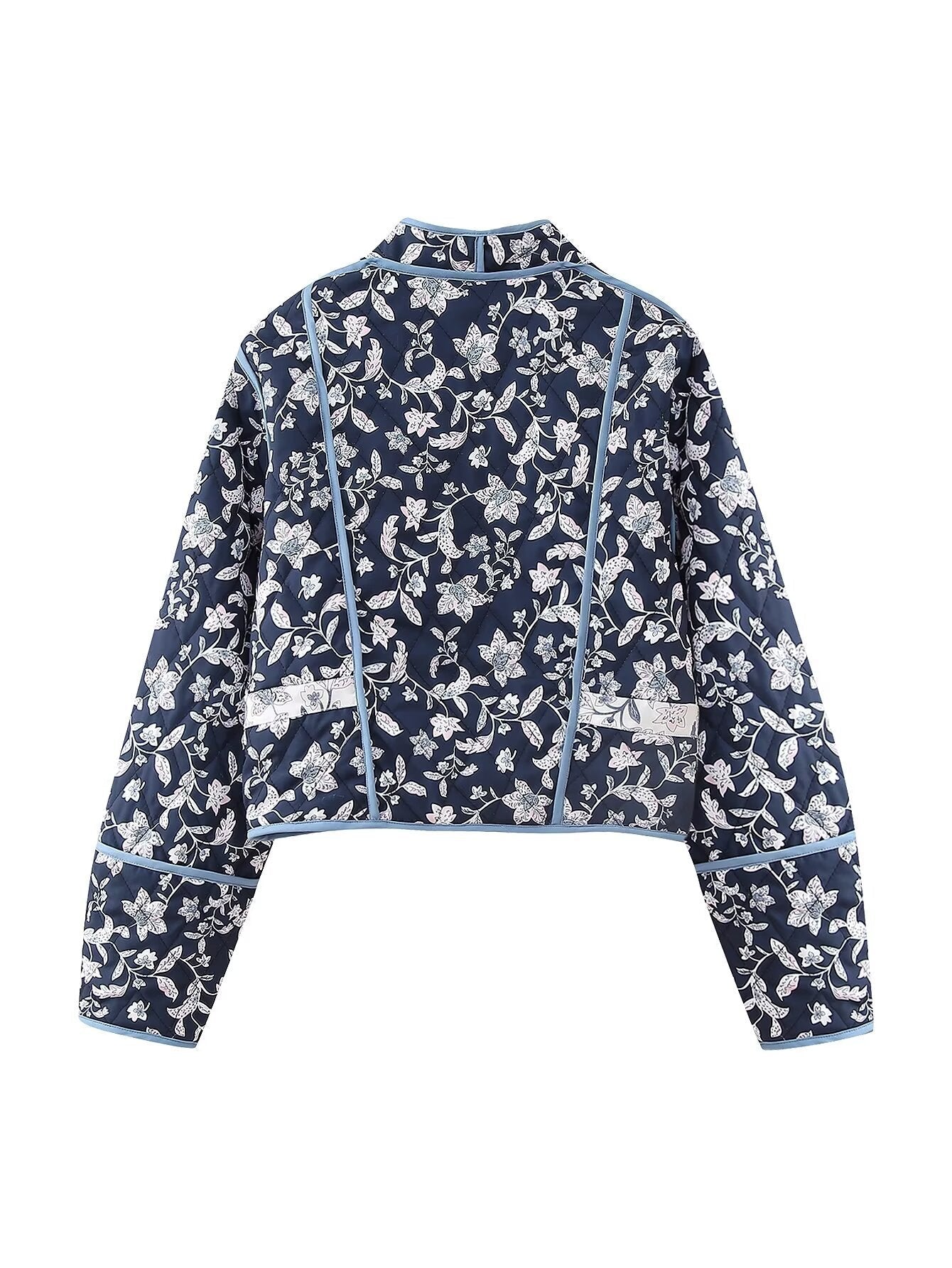 Reversible Jacket with Ethnic Floral Design