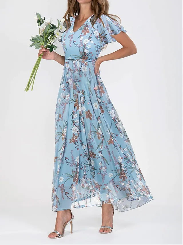 Amelia Floral Maxi Dress