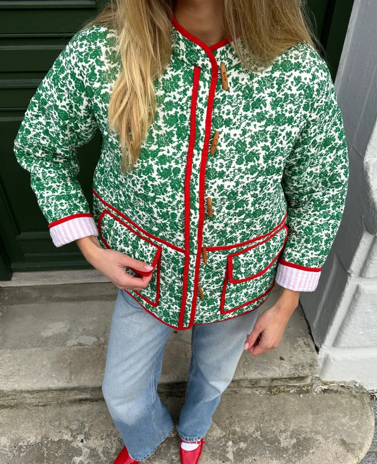 Colorful Floral Patchwork Jacket