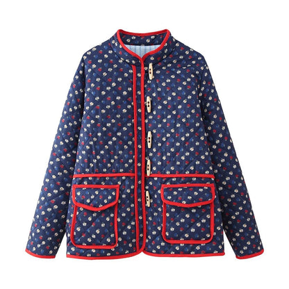 Colorful Floral Patchwork Jacket