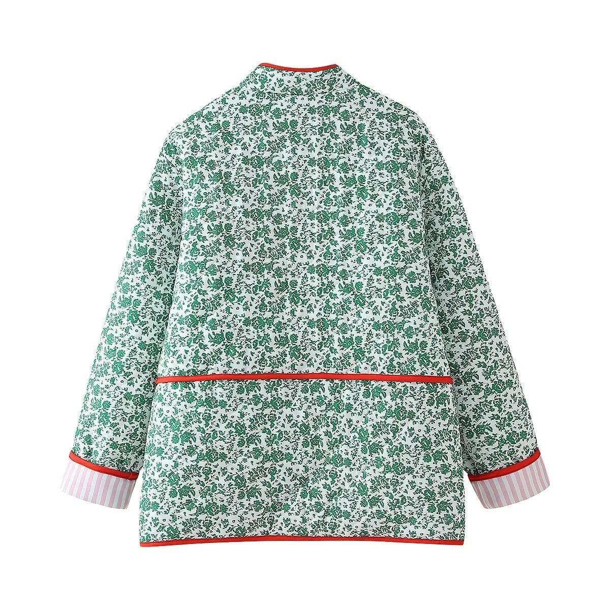 Colorful Floral Patchwork Jacket