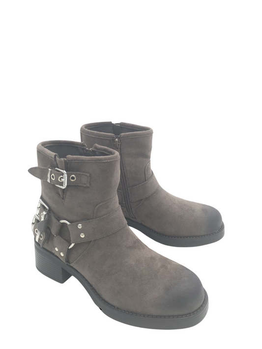 Gaby Grey Boots