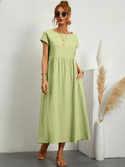 Charlotte Linen Grace Dress – Breathable Cotton