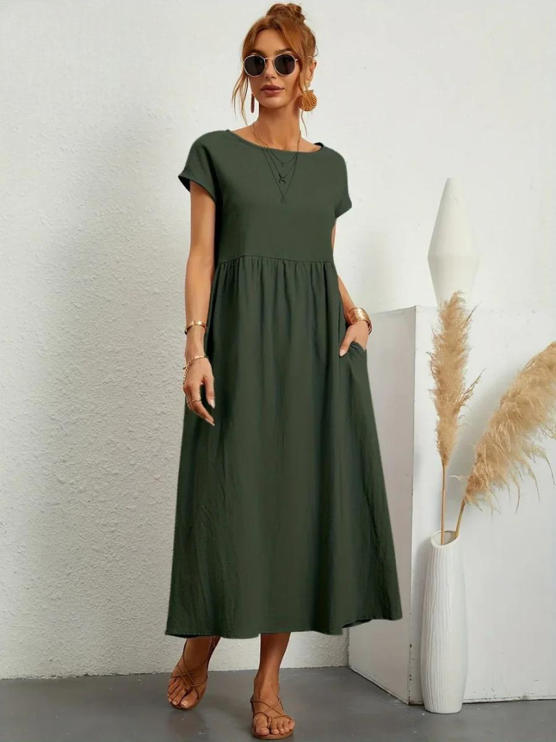 Charlotte Linen Grace Dress – Breathable Cotton