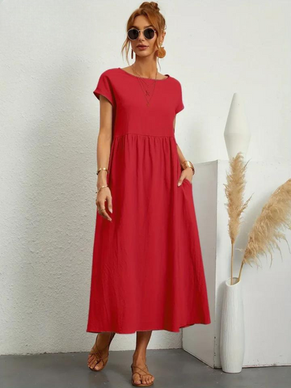 Charlotte Linen Grace Dress – Breathable Cotton