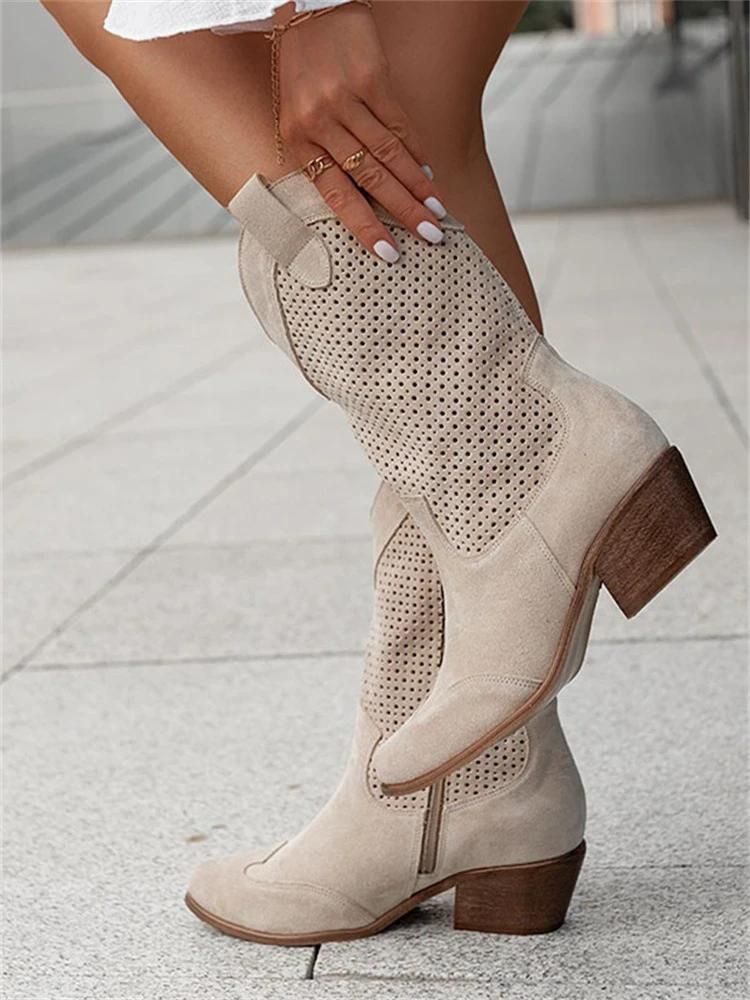 Lucia Stylish Breathable Cowboy Boots
