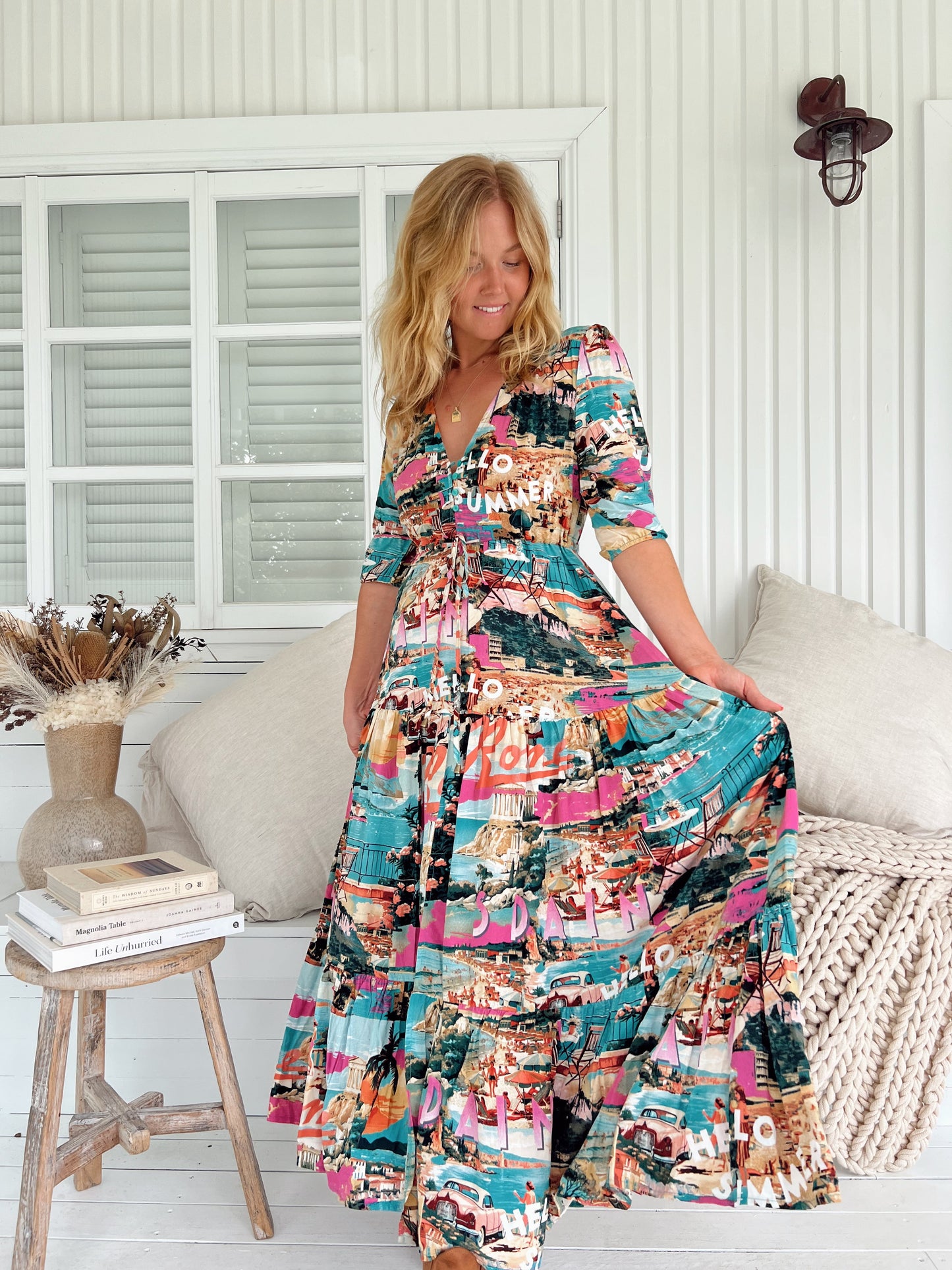 Rome-Inspired Tessa Maxi Dress