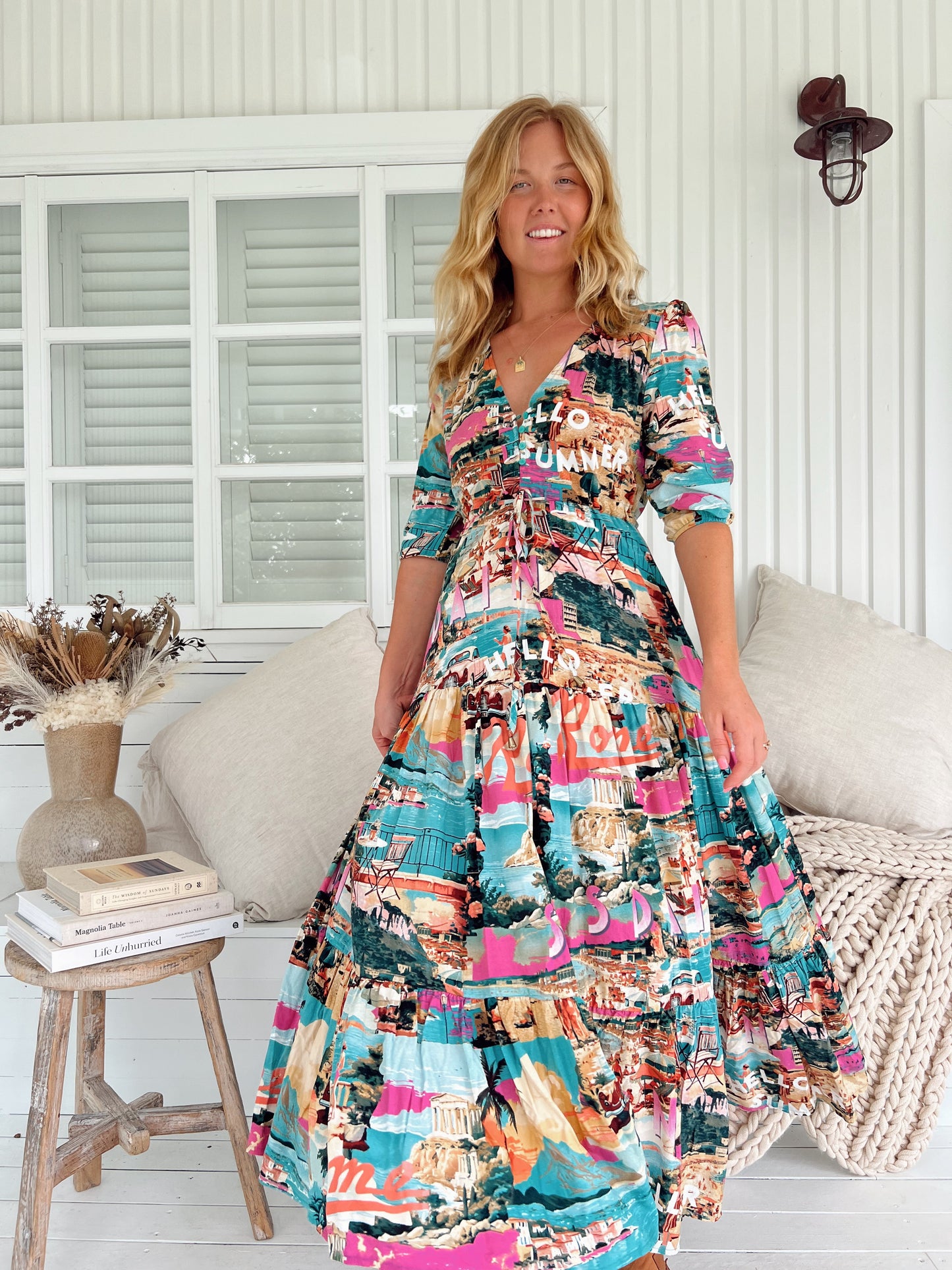 Rome-Inspired Tessa Maxi Dress