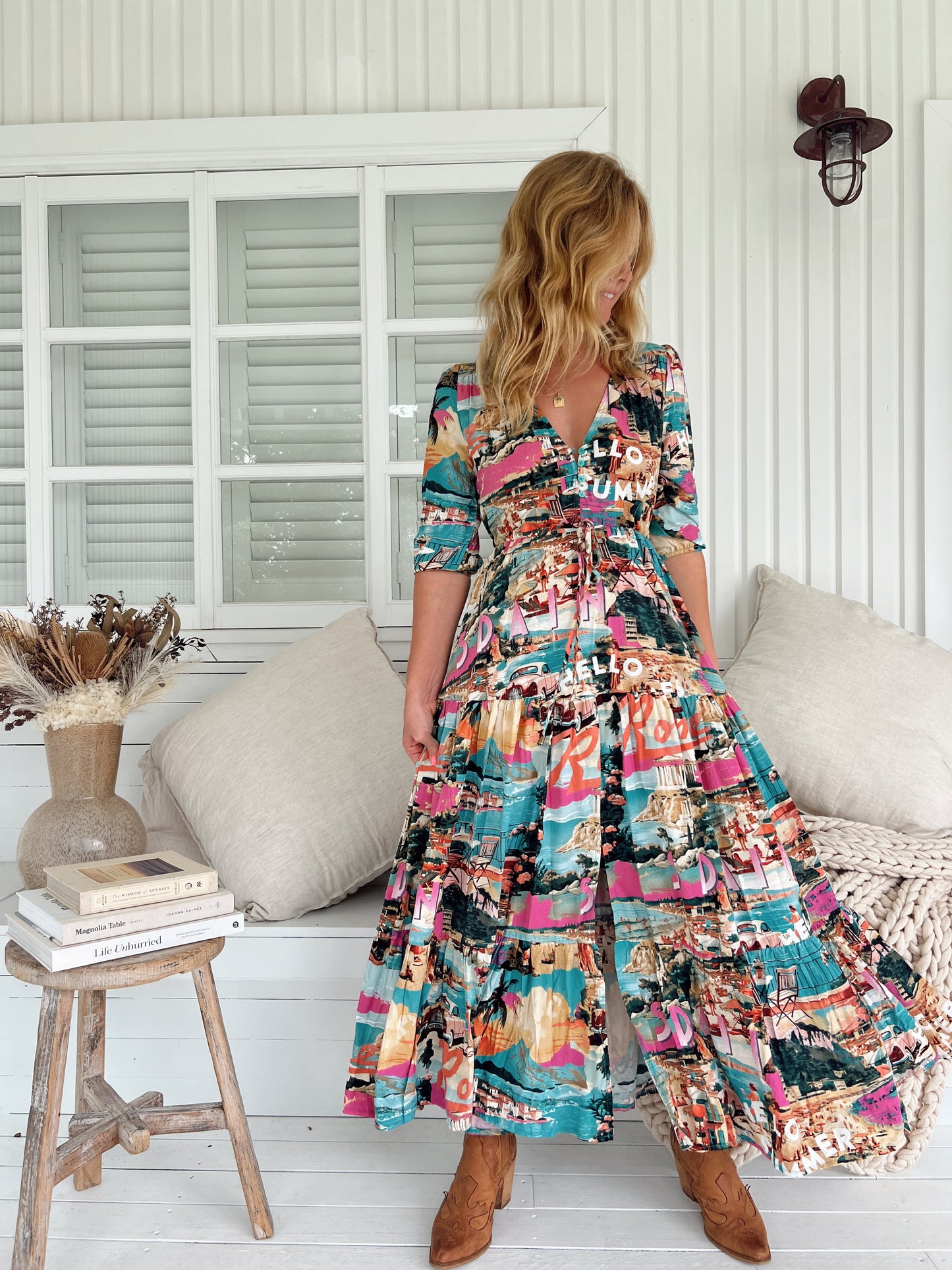 Rome-Inspired Tessa Maxi Dress