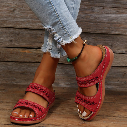 Courtney Stylish Double-Strap Sandals