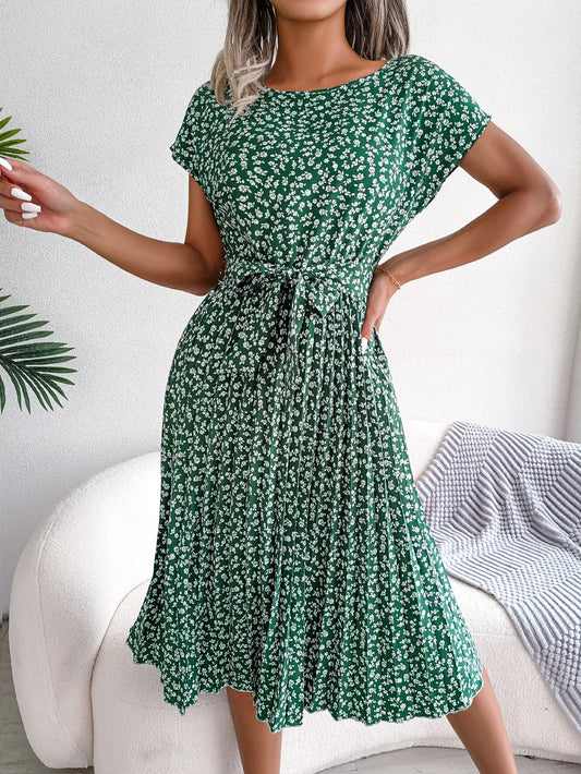 Isabelle Pleated Dress