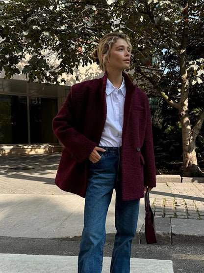 Sophia Elegant Wool Blazer