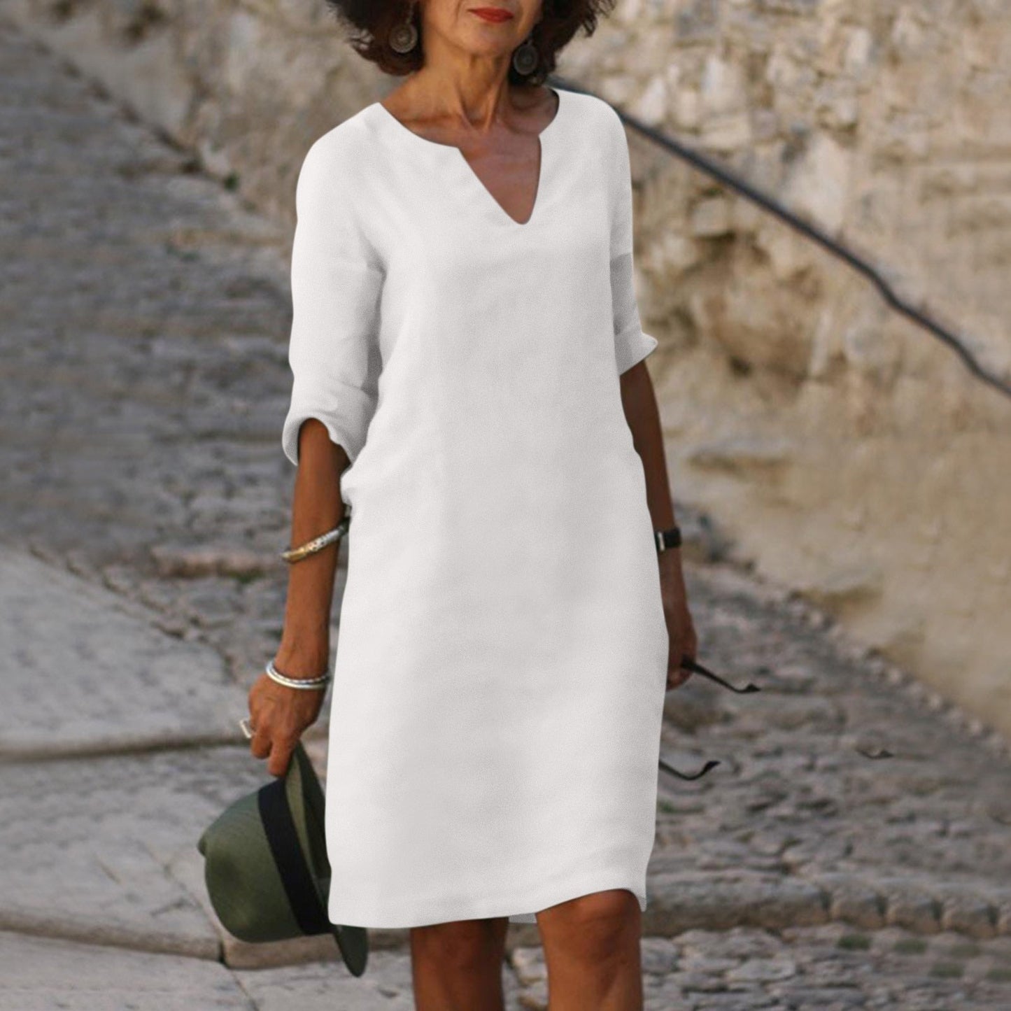 Jocelyn V-neck Dress