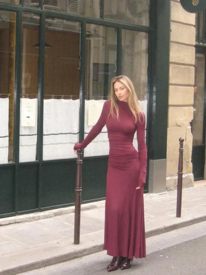 Ariana Maxi Dress Burgundy