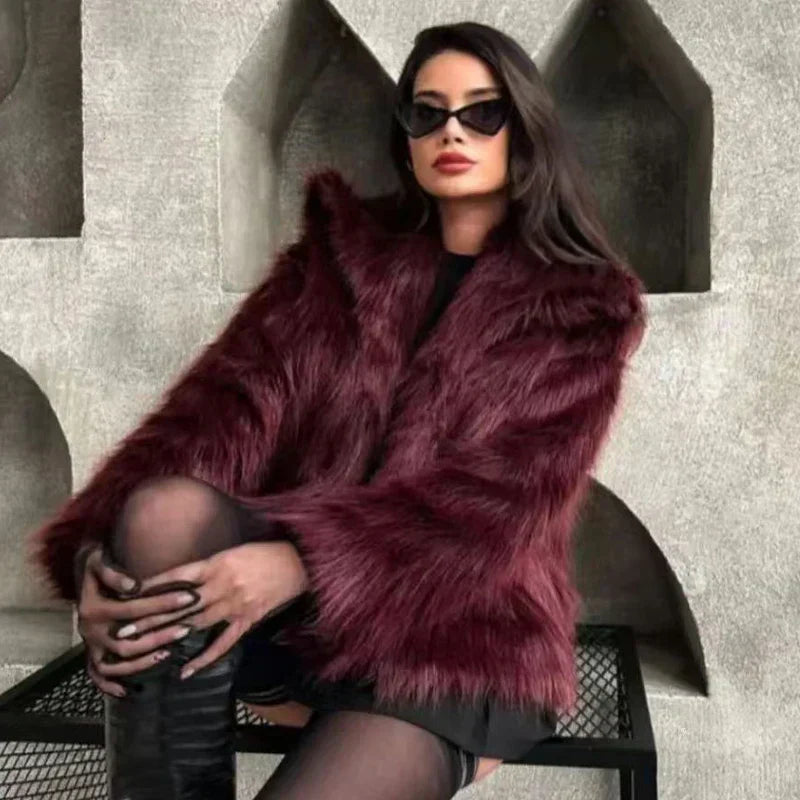 Valentina Faux Fur Coat