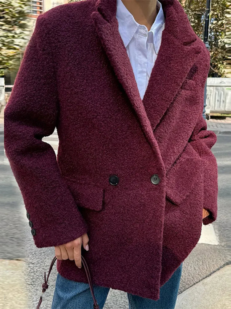 Sophia Elegant Wool Blazer