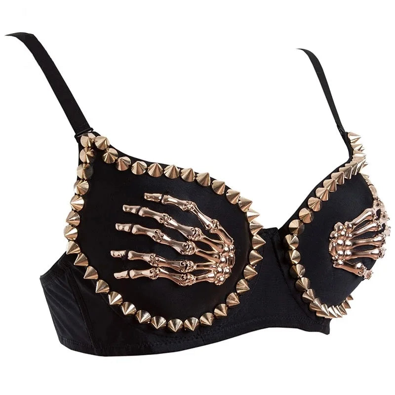 Metal Skeleton Bra