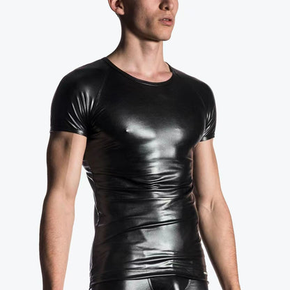 Leather T-shirt