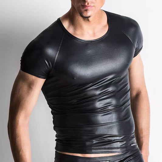 Leather T-shirt