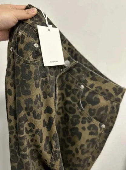 Retro Leopard High Waist