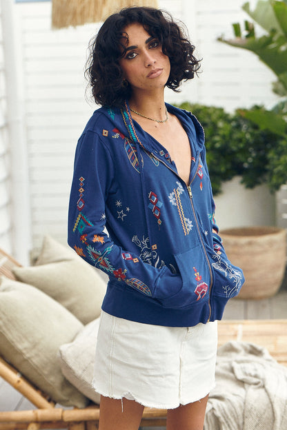 Amelia Floral Hoodie