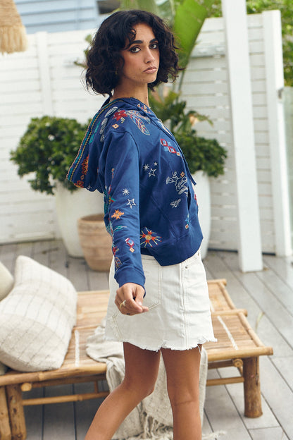 Amelia Floral Hoodie