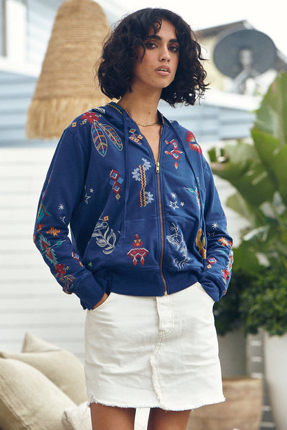 Amelia Floral Hoodie
