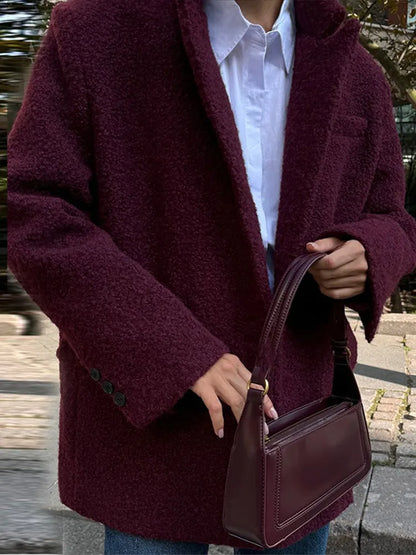 Sophia Elegant Wool Blazer