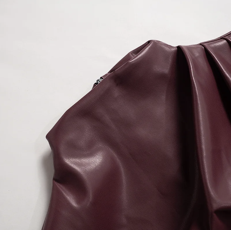 Ally Faux Leather Top