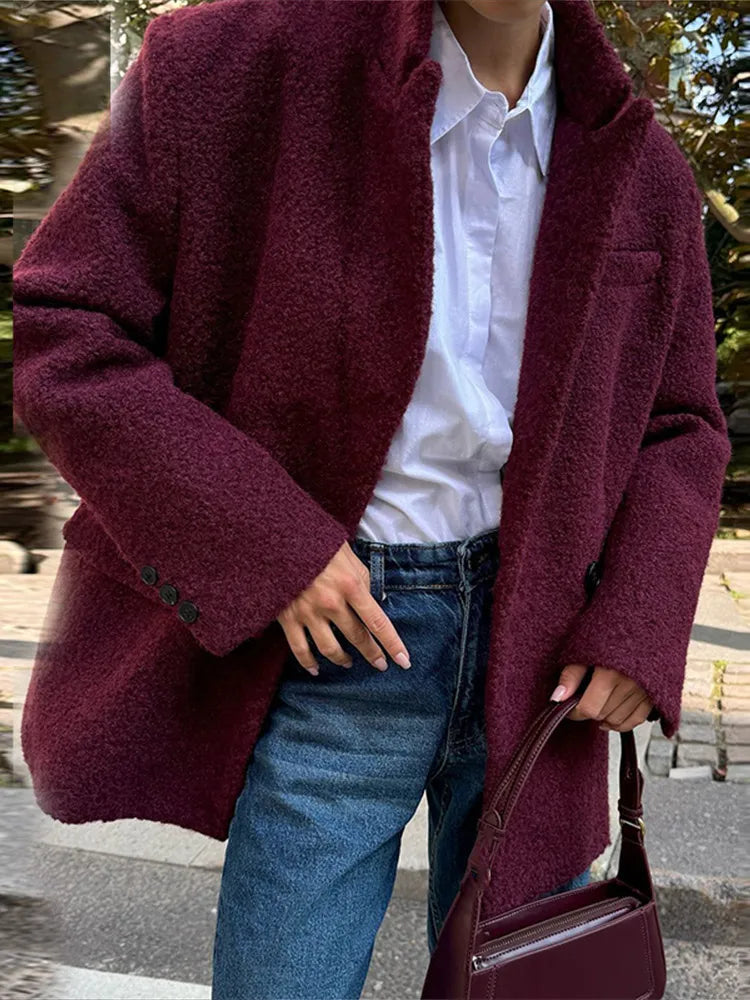 Sophia Elegant Wool Blazer