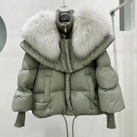 The Isabella Faux Fur Down Jacket