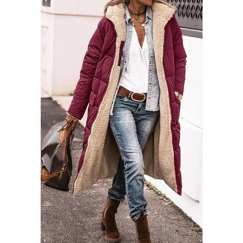 Hallie Oversized Sherpa Coat