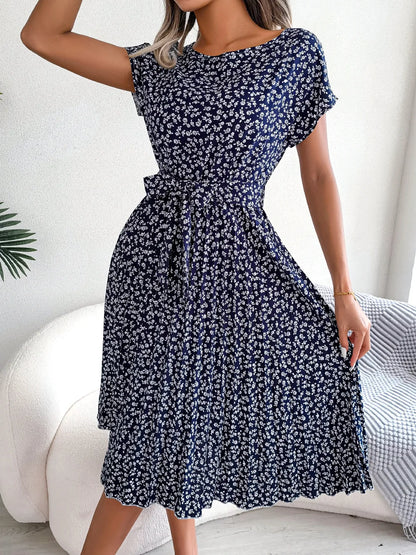 Isabelle Pleated Dress