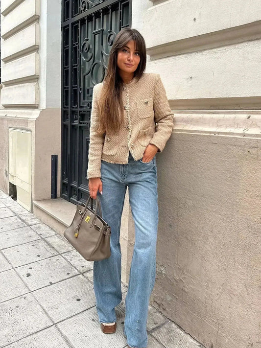 Jennifer Stylish Tweed Jacket