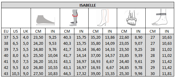 XL laarzen voor brede kuiten - Model Isabelle