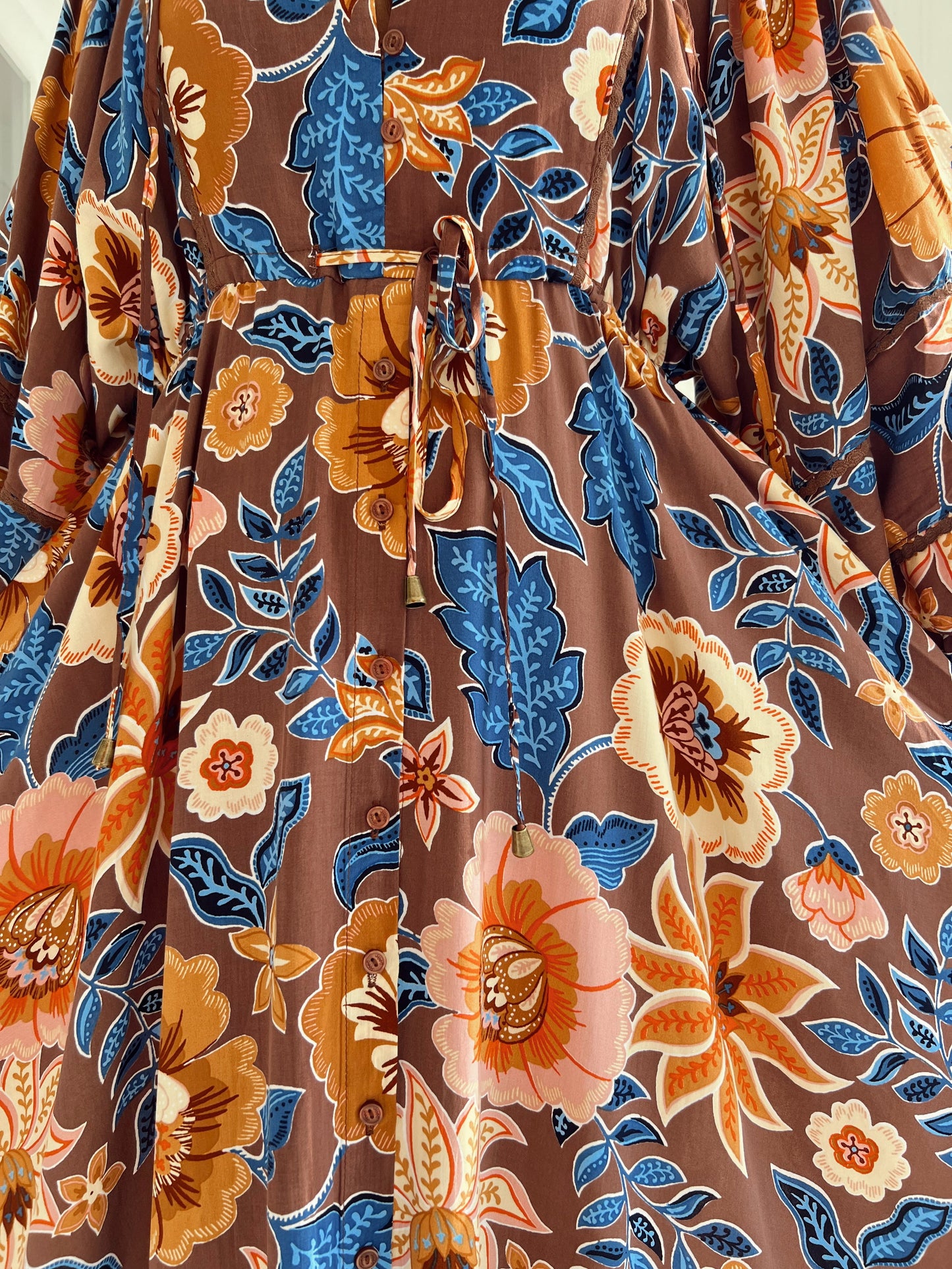 Catalonia Maxi Dress in Earth Tone