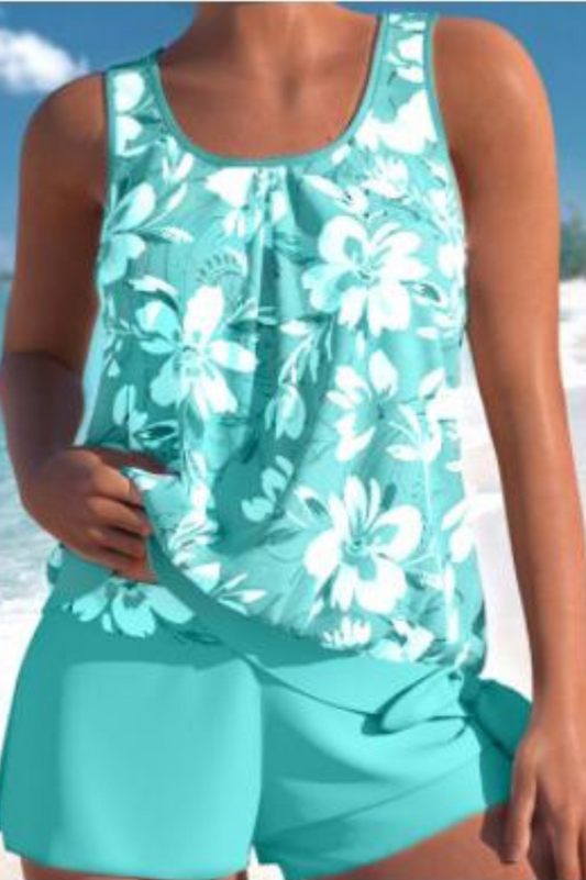 Jessica | Floral Tankini Set