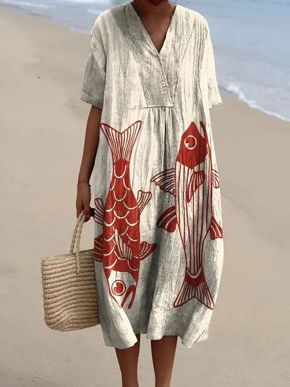 Olalla - Patterned Dress