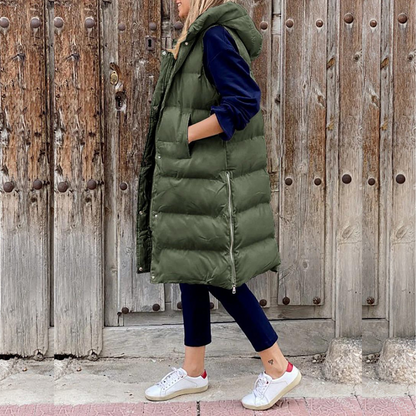 Monse - Sleeveless Waterproof Hooded Coat (2024 Clearance Sale)