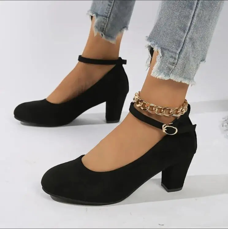 Eliza Stylish Women's Ankle Strap Pumps