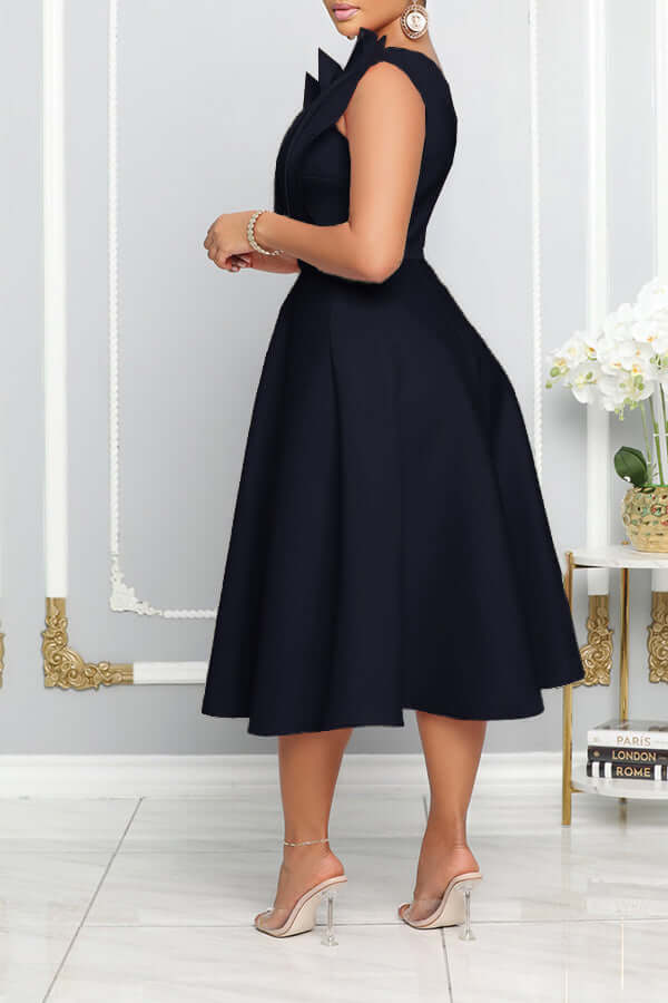 Natalia One-Shoulder Midi Dress