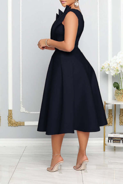Natalia One-Shoulder Midi Dress
