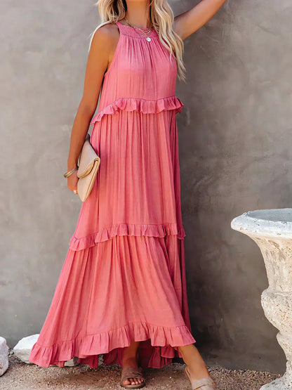 Amelia Halter Maxi Dress