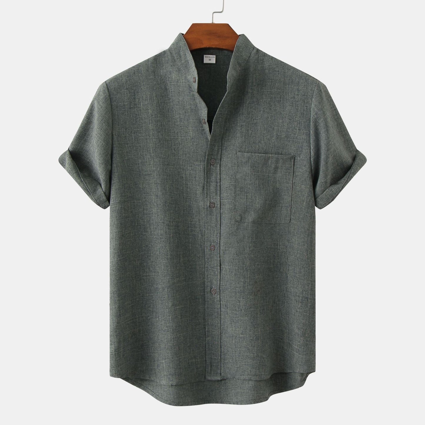 Mizona Solid Button-Up Shirt