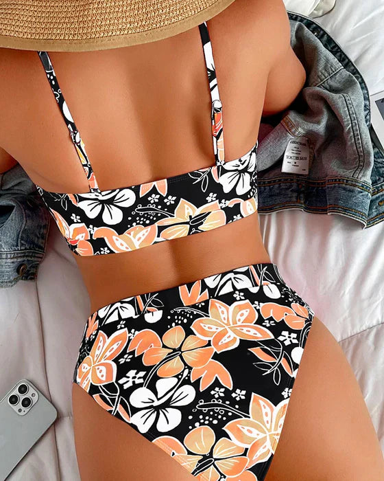 Zara | Floral Swimsuit