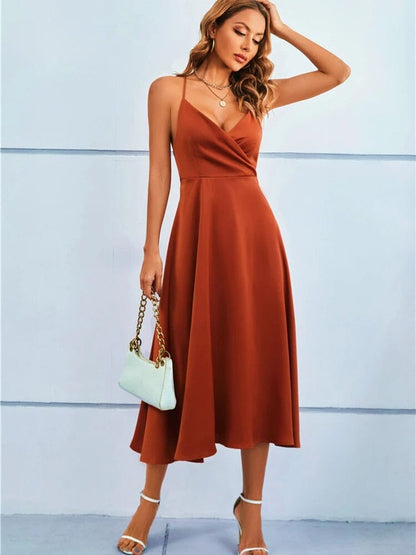Amelia Strappy Midi Dress