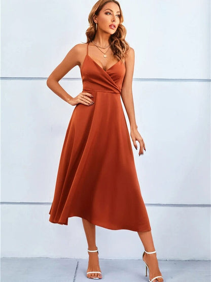 Amelia Strappy Midi Dress