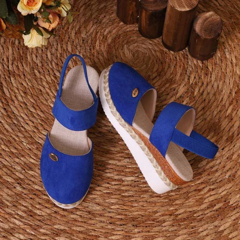 Antonella - Orthopaedic sandals with platform, breathable and relaxed