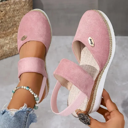 Antonella - Orthopaedic sandals with platform, breathable and relaxed